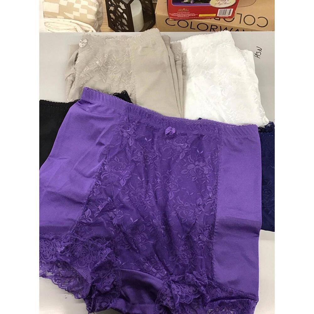 Rhonda shear pin up briefs 5 pack size 2XL new from HSN ruched silky